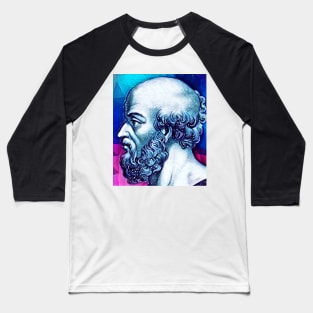 Eratosthenes of Cyrene Snowy Portrait | Eratosthenes of Cyrene Artwork 13 Baseball T-Shirt